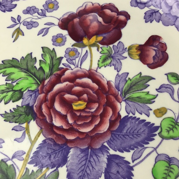 Spode copeland England Mayflower china floral plate - Picture 5 of 8